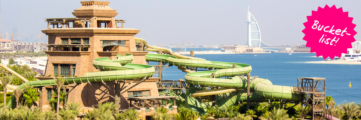 Aquaventure Dubai, een recordbrekend waterpark